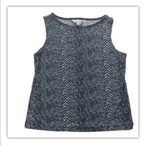 SOLD Uniform John Paul Richard Snake Print Top Size M